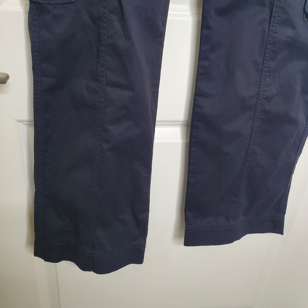 Abercrombie & Fitch Black High Rise Relaxed Cargo Utility Pants - Picture 9 of 11